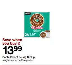 Target Select Keurig K-Cup single-serve coffee pods offer