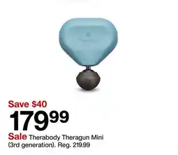 Target Therabody Theragun Mini (3rd generation) offer