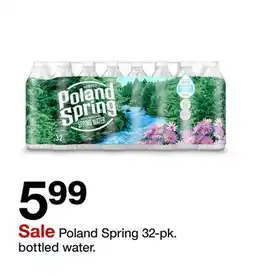 Target Poland Spring 32-pk. bottled water offer