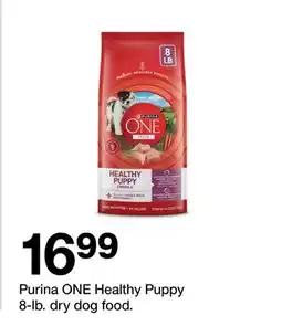 Target Purina ONE Healthy Puppy 8-lb. dry dog food offer