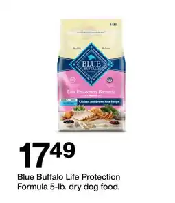 Target Blue Buffalo Life Protection Formula 5-lb. dry dog food offer