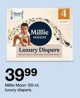 Target Millie Moon 120-ct. luxury diapers offer