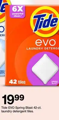 Target Tide EVO Spring Blast 42-ct. laundry detergent tiles offer