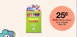 Target Mondo Llama 24-ct. crayons offer
