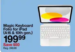 Target Magic Keyboard Folio for iPad (A16 & 10th gen.) offer