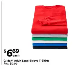 Michaels Gildan Adult Long-Sleeve T-Shirts offer