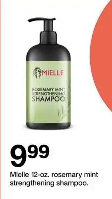 Target Mielle 12-oz. rosemary mint strengthening shampoo offer