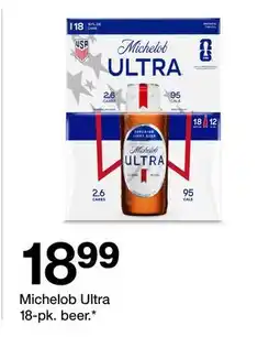Target Michelob Ultra 18-pk. beer offer