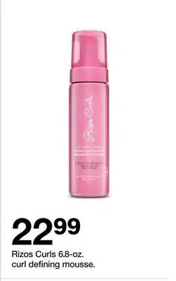 Target Rizos Curls 6.8-oz. curl defining mousse offer