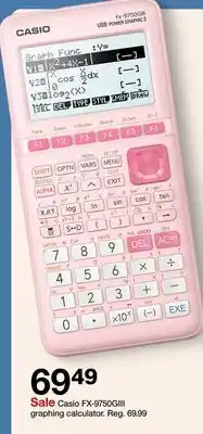 Target Casio FX-9750GIII graphing calculator offer
