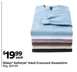 Michaels Gildan Softstyle Adult Crewneck Sweatshirts offer