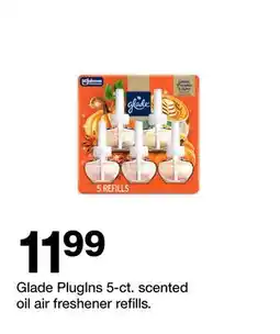 Target Glade PlugIns 5-ct. scented oil air freshener refills offer
