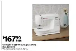 Michaels SINGER C5650 Sewing Machine offer