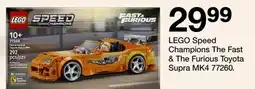 Target LEGO Speed Champions The Fast & The Furious Toyota Supra MK4 77260 offer