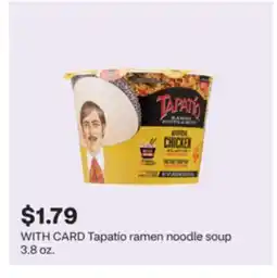 CVS Tapatío ramen noodle soup, 3.8 oz offer