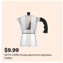 CVS Imusa aluminum espresso maker offer