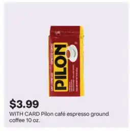 CVS Pilon café espresso ground coffee 10 oz offer