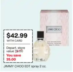 CVS JIMMY CHOO EDT spray 2 oz offer