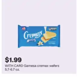 CVS Gamesa cremax wafers, 5.7-6.7 oz offer