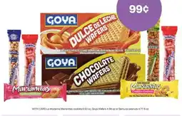 CVS La Moderna Marianitas cookies 6.53 oz, Goya Wafers 4.94 oz or Samurai peanuts 4.77-6 oz offer