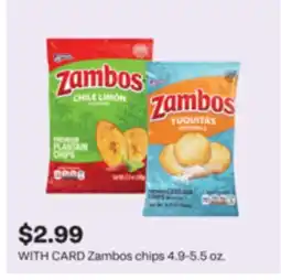 CVS Zambos chips 4.9-5.5 oz offer