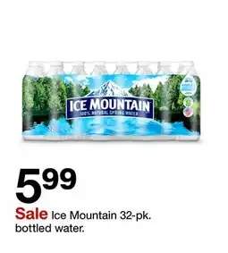 Target Ice Mountain 32-pk. bottled water offer