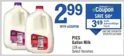 Price Chopper PICS Gallon Milk offer