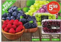 Price Chopper Red or Green Grapes offer