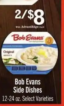 Price Chopper Bob Evans Side Dishes offer