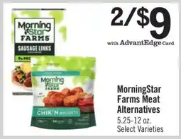 Price Chopper MorningStar Farms Meat Alternatives offer