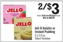 Price Chopper Jell-O Gelatin or Instant Pudding offer