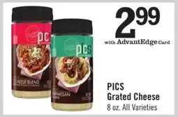 Price Chopper PICS Grated Cheese offer