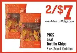 Price Chopper PICS Leaf Tortilla Chips offer