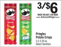 Price Chopper Pringles Potato Crisps offer