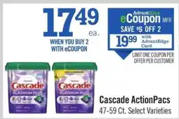 Price Chopper Cascade Actionpacs offer