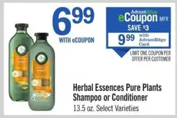 Price Chopper Herbal Essences Pure Plants Shampoo or Conditioner offer