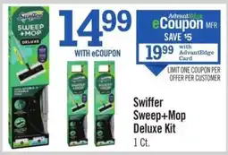 Price Chopper Swiffer Sweep + Mop Deluxe Kit offer