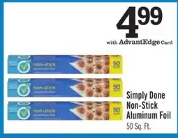 Price Chopper Simply Done Non-Stick Aluminum Foil offer