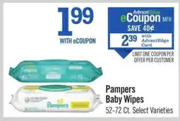 Price Chopper Pampers Baby Wipes offer