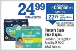 Price Chopper Pampers Super Pack Diapers offer