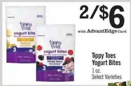 Price Chopper Tippy Toes Yogurt Bites offer