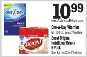Price Chopper Boost Original Nutritional Drinks 6 Pack offer