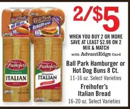 Price Chopper Ball Park Hamburger Or Hot Dog Buns offer