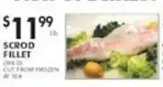 Pioneer Supermarkets Scrod Fillet offer