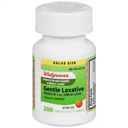 Walgreens Gentle Laxative Tablets offer