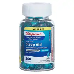 Walgreens Nighttime Sleep Aid Softgels offer