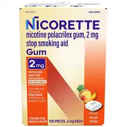Walgreens 2 mg Nicotine Gum, Stop Smoking Aid Fruit Chill offer