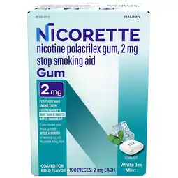 Walgreens 2 mg Nicotine Gum, Stop Smoking Aid White Ice Mint offer
