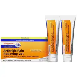 Walgreens Arthritis Pain Relieving Gel offer