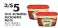 Pioneer Supermarkets Chef Boyardee microwave pasta offer